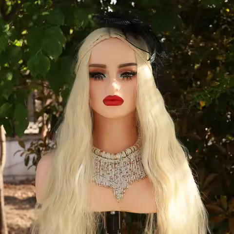 Yajukai Mannequin Head With Shoulders For Displaying And Styling Wig Realistic Mannequin Head With M
