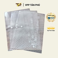 [Wholesale 20 pieces] clearbag button bag - File bag with button, my clear button bag, button file c
