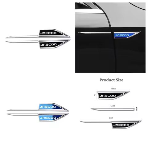 2Pcs Car Fender Side Emblem Body Protective Sticker Fit Chery Tiggo7 Tiggo8 Pro Omoda5 Jaecoo J7 J8 