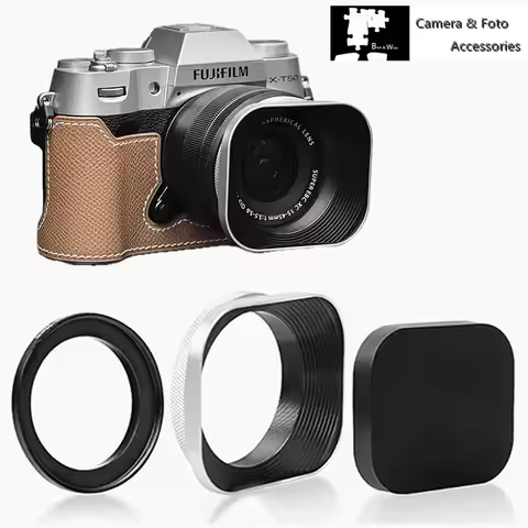 Square Shape Camera Lens Hood 28mm 30mm 34mm 39mm 37mm 40.5mm 43mm 46mm 49mm 52mm For Canon Sony Nik