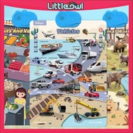 Electronic Sound Card Poster Early Learning English / Vege Transport Animal ABC