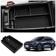 Center Console Organizer Tray for Ford Escape 2020-2022/Bronco Sport 2021 2022 Car Central Armrest ABS Secondary Storage