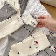 Cartoon Cartoon Socks Cute Cat Pure Cotton Socks Girls Socks Middle Tube Socks Middle Tube Socks Sto