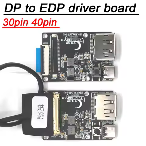 30P 40P DP To EDP Driver Board EDP Signal Adapter Board EDP Cable 4k 8K For 30pin 40pin 2lan 4lan Co