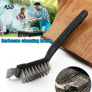 BBQ Wire Cleaning Brush Heavy Duty Barbecue Scraper Grill Oven Cleaner Tool Camping