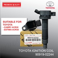 NEW ORI TOYOTA PLUG COIL  90919-02244 WISH ESTIMA CAMRY ALPHARD VELLFIRE  IPSUM RAV4 IGNITION PLUG C