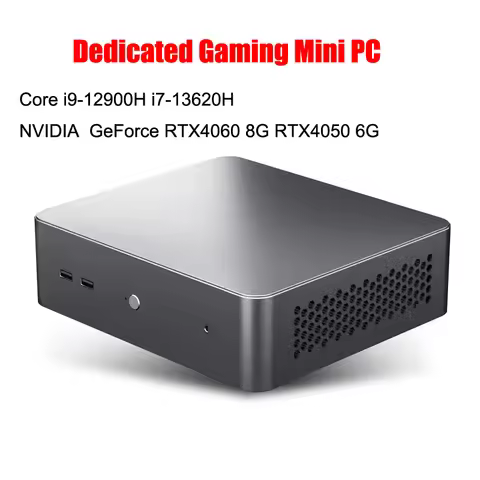 Gamer Desktop Computer Intel i9 12900H i7 13620H NVIDIA GeForce RTX 4060 4050 Gaming Mini PC DDR5 NV