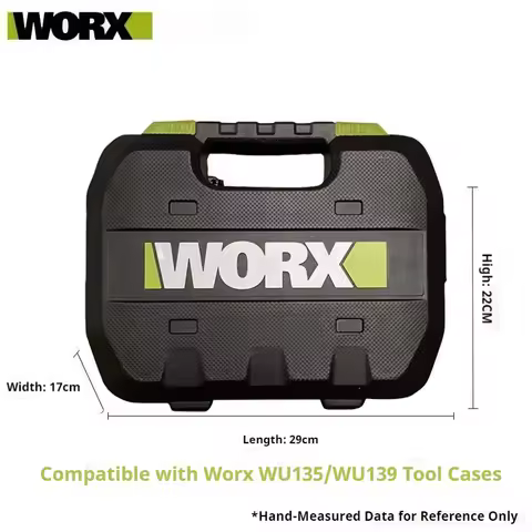 Genuine WORX WU135 WU139 Plastic Tool Case - Injection-Molded Storage Box for 12V WU135 WU139 Series