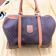 CELINE Vintage Macadam 老花波士頓包 42cm