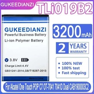 For Alcatel One Touch Pop C7 OT-7041 7041D Dual CAB1900003C2 Lightweight Mobile Phone Battery 3200Ma