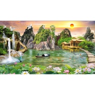 5D diamond painting, Landscape diamond painting