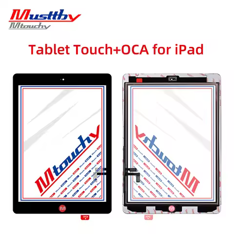 Musttby Tablet BLACK TOUCH with OCA Adhesive for IPad/ipad PRO/ipad Air/mini 10.9 11 13 Inch 12.9 10