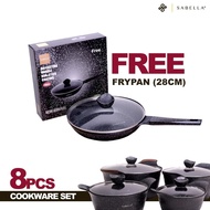 SABELLA PREMIUM 8 SET COOKWARE.Taste the different, feel the Comfort of Cooking, with SABELLA nothin