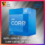 INTEL CORE I5-12400 / i5-12400F 18M CACHE UP TO 4.40 GHz GHz BOXED DESKTOP PROCESSOR