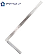 [EVERYTWT]NEW Construction Carpenter Ruler L Shape Angle Square Ruler 250mm-600mm