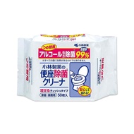 【日本小林製藥】浴廁抽取式可分解除垢去汙馬桶座清潔濕紙巾補充包50入/袋(本品不含翻蓋式圓罐,免治馬桶座墊清潔液,可沖馬桶潔廁濕巾)