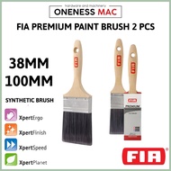 FIA PREMIUM SYNTHETIC PAINT BRUSH 2PCS SET 38MM 100MM
