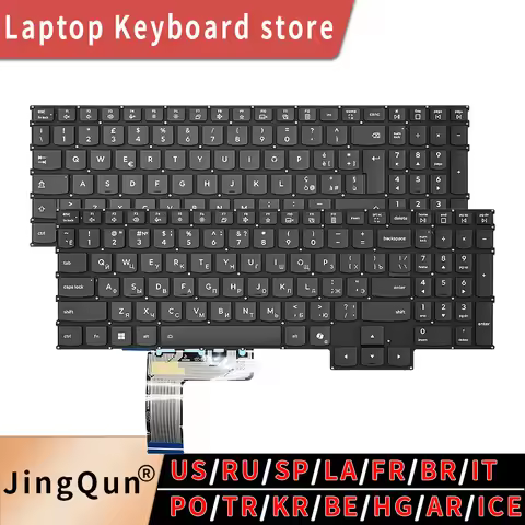 US/Ru/BE/HG/AR/FR/BR/IT/PO/TR/SP/LA Keyboard For Lenovo SN21Q62390 SN21Q62423 SN3D17B01 PS6CYXBG PS6