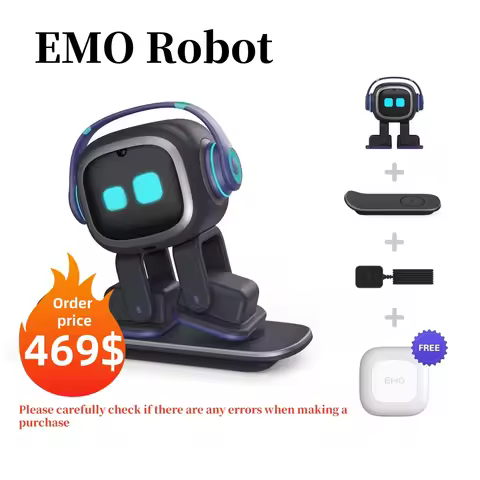 EMO Robot Desktop Electronic Voice Interaction Ai Pet Handsome Senior Intelligent Automation Robots 