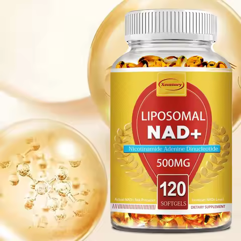 Liposomal NAD+ Capsules - Anti-aging, Replenish Energy, Enhance Focus, Support Cellular Health - 120