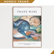 Wall paintings, Franz Marc Art Print, Art Poster, Abstract Poster, Colorful Print, Art Exhibition Po