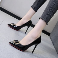 FINDAL Women's High Heels Simple 10cm High Heels Korean Style Latest Formal Heels HI-010B