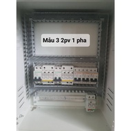 High-end 1-phase 2PV solar electrical cabinet | MCB Merlin Germin Schneider | Citel lightning protec