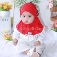Hijab Baby Fahira / Jilbab Bayi / Aksesoris Busana Muslim / kerudung anak 0-3 tahun