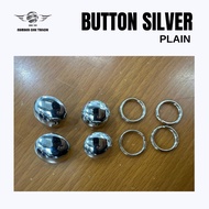 Button Silver Plain (Big/Small) - Chrome Button