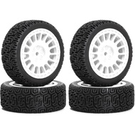 68mm 4 PCS 1/10 Runflat Tire Rally Tire L002 for 1:10 Tamiya xv02 Maze Tire Lc PTG Off-road 94123 Ky