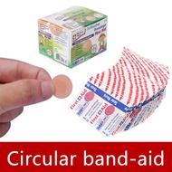 MEN 100Pcs Adhesive Round Band Aid Wound Plaster First-Aid Circle Ring Bandage 22mm