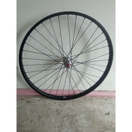 Wheelset Rear Bicycle Rims 26" Alloy 36 Hole Double Drat Bearing