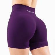 Alphalete Yoga Pants Seamless Knitted High Elastic Shorts Womens Pilates Running Fitness Pants
