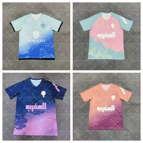 Morocco 2526 Season Football Classic Men's and Women's Jerseys Fan Culture Competition Breathable Qu