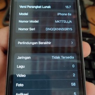 iphone 6s second 16gb gray