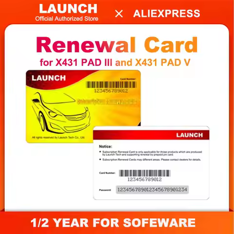 LAUNCH® Renewal Card for LAUNCH X431 PAD III and X431 PAD V