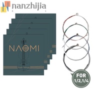 NANZHIJIA 1 Set Fiddle String, Nickel String G D a & E Strings Naomi Violin String, Musical Instrume