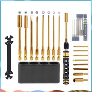 9 in 1 RC Tool Kit, RC Car Tool Kit RC Hex Driver Screwdriver Set for RC Car Hobby Tools