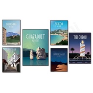 Algeria Tiszaur Uz Travel Poster