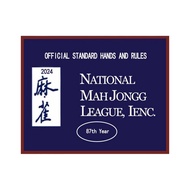 Mahjong Scoring Card Mahjong Card Set 2024 Mahjong Score Card Set Official National Mahjong League Hands Rules Mah Jongg Paper Scorecard 1/4pcs Pack
