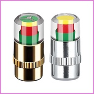 Tire Pressure Monitoring Caps 4 Pieces 2.4bar 36psi Easy To Read Sensor Indicator Tire Pressure Moni