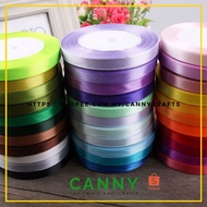 25 YARDS SATIN RIBBON 1/4 INCH / 25 YARDS REBEN SATIN 1/4 INCH (1 ROLL)