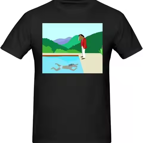 Bojack Sitcom Horseman Animated Men'S T Shirt Cotton Crew N