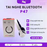 Tai nghe chụp tai P47 Bluetooth 5.0 không dây có mic Tai nghe p47 Giảm Sốc | Đặt Mua Trong 30s Tai N