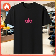 UNGU Aikonis Alo t-shirt, perfect for yoga and personal style. Alo Logo is clear in the middle. Idea