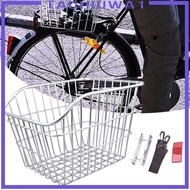 [Tachiuwa1] Bike Rear Basket Storage Basket for Hiking Folding Bikes