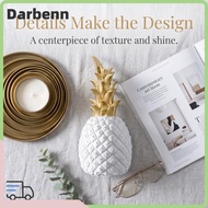 DARBEMY resin pineapple table ornament, embossed texture surface metallic golden leaf top nordic pin