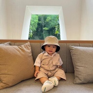 NEWBORN BABY COSTUME PROFESSIONAL UNIFORM ZOO KEEPER ANIMAL GARDEN TREASURE ANIMAL COSTUME FOR KIDS