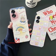 For Oppo A18 A38 A78 4g A98 5G 2023 Silicone Tpu Softcase Pro Camera All Type Case Motif Be4r Cute P