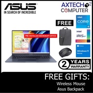 Asus VivoBook 15 A1502Z-ABQ2141WS 15.6'' FHD Laptop Quiet Blue ( I5-12500H, 20GB, 512GB SSD, Intel, W11, HS )
